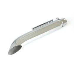 40CM Universal Turnout Silencer Chrome