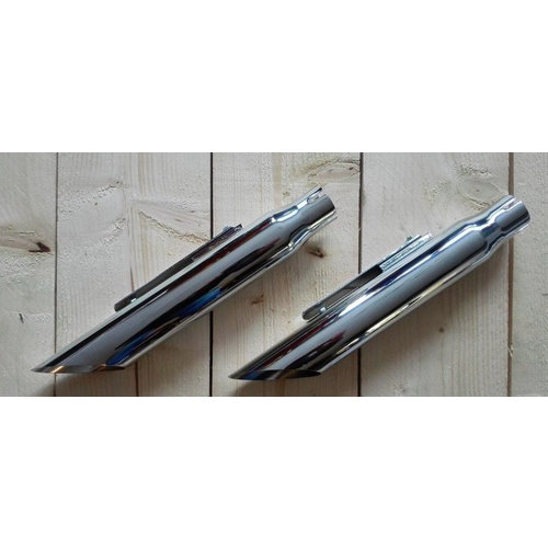 Super Slash Cut uitlaat Chrome