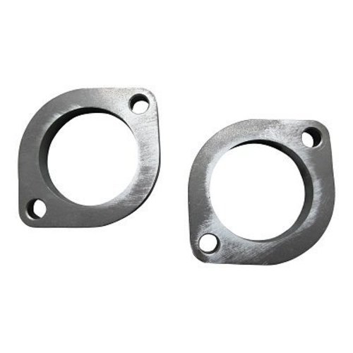 Set (2) Exhaust Flanges - Harley Evo - Steel