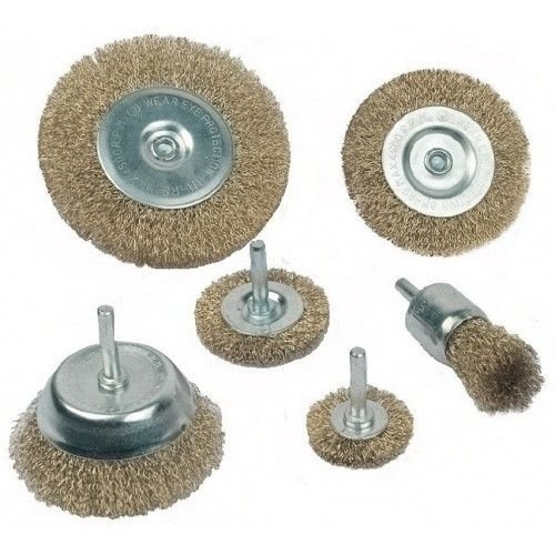 Mannesmann Kit de brosses métalliques - 6 pièces