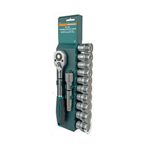 Mannesmann Kit de douilles avec clé à cliquet 1/2'' - 12 pièces