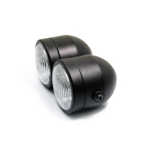 Twin Headlight Matt Black