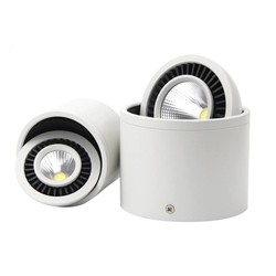 Ceiling light LED white or black driverless 360° 7W