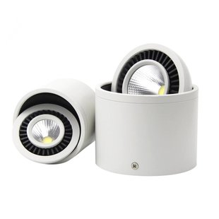 Plafón LED blanco o negro driverless 360° 7W