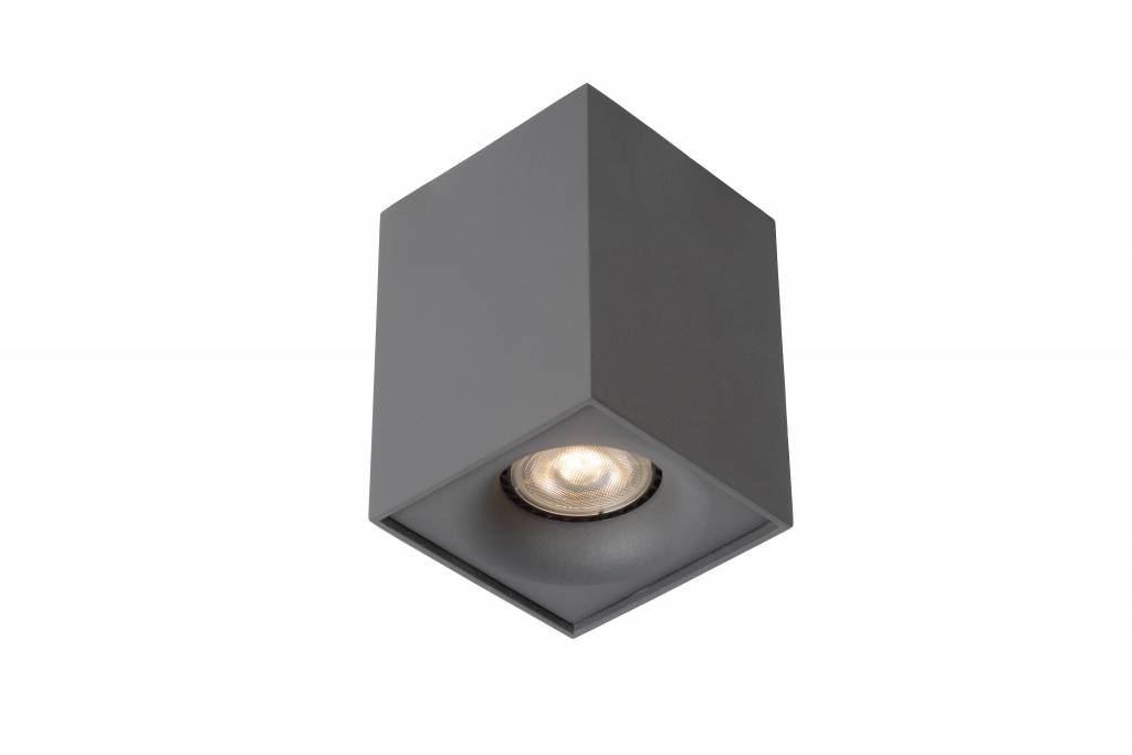  Spot  plafond  LED design blanc graphite carr   4 5W GU10 