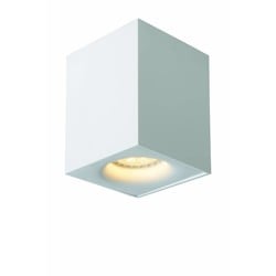 Design plafondspot LED wit, grijs vierkant 4,5W GU10