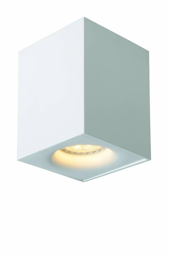 Design ceiling spotlight LED white, gray square 4.5W GU10