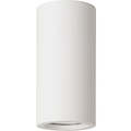 Ceiling lamp white plaster round 140mm high with GU10 fitting
