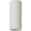 Plafondlamp wit gips rond 170mm hoog met fitting GU10
