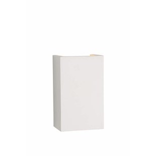 Aplique yeso blanco rectangular G9 180x110mm