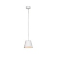Hanglamp wit gips conisch GU10 10cm hoog