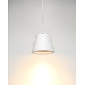 Hanglamp wit gips conisch GU10 10cm hoog