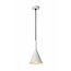 Hanging lamp white plaster design E27 16.5 cm diameter