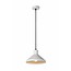 Hanglamp wit gips conisch E27 25cm diameter