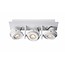 Design ceiling spotlight white or gray GU10 LED 3x5W dim to warm