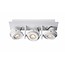 Design-Deckenstrahler weiß oder grau GU10 LED 3x5W dimmen bis warm