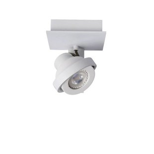 Foco de techo de diseño blanco o gris GU10 LED 5W regulable para calentar