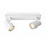 Badkamer plafondlamp LED wit GU10 2x4,5W