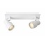 Plafonnier salle de bain LED blanc GU10 2x4,5W