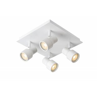 Badkamer plafondlamp LED wit GU10 4x4,5W