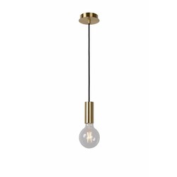 Lamp holder hanging lamp gold E27 including bulb 4W LED