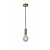 Douille lampe suspendue or E27 avec ampoule 4W LED