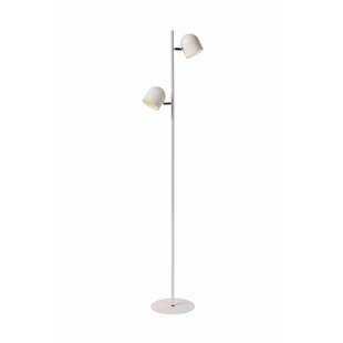 Lucide SKANSKA RECH - Oplaadbare Vloerlamp Binnen/Buiten - Accu/Batterij - Ø 23 cm - LED Dimb. - CCT - 1x3W 3000K/6000K - IP44 - Koffie