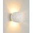 Design wall lamp white oval G9 128mm H