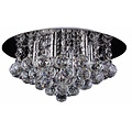 Fantasia Kristo Deckenleuchte, Kristallglas, Chrom, Durchmesser 450mm, 6x G9 LED, dimmbar, 2700K warmweiß