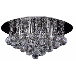 Fantasia Kristo plafonnier cristal chromé 450mm dimmable
