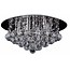 Ceiling lamp crystal glass chrome LED G9x6 450mm Ø