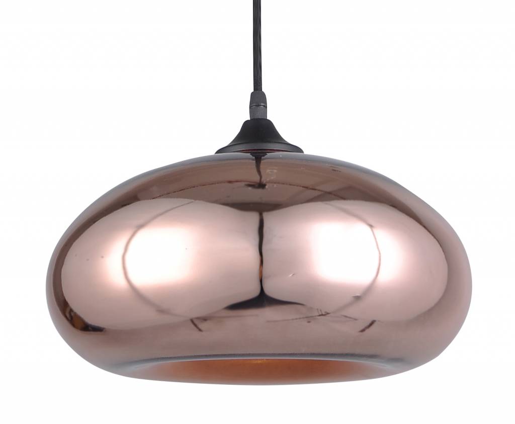 Hanglamp design goud of grijs 30cm Ø Planet LED