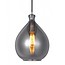 Glass hanging lamp pear design 23cm Ø