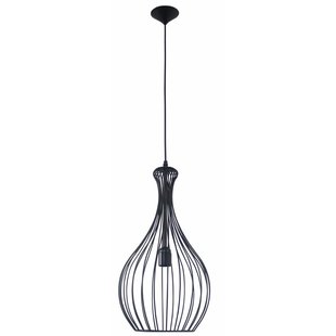 Lampe à suspension fil noir 260mm Ø E27