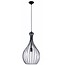 Hanging lamp black wire 260mm Ø E27