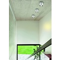 Surface-mounted spot white, gray or black round GU10 90mm