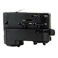 3-phase adapter for track lighting white or black