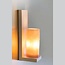 Rustic wall light LED bronze-chrome-white-nickel 1 candle