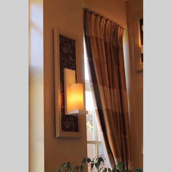 Authentage Wandleuchte im Landhausstil LED Bronze-Chrom-Nickel 1 Kerze