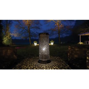 Farol exterior latón cilindro rural bronce, níquel