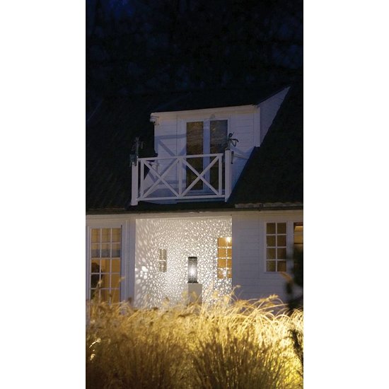 Authentage Lanterne d'extérieur en laiton cylindre rural bronze, nickel