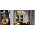 Oval hanging lamp chandelier various colors E14x12