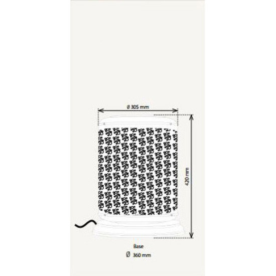 Authentage Lantern brass rural cylinder bronze, nickel