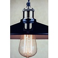 Vintage pendant light black lamp shade 26, 35cm Ø