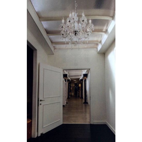 Lustre en verre cristal lampes bougie (5, 9 ou 12x)