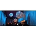 Spherical pendant light wire 120cm diameter G4x25