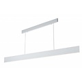 Hanging lamp above dining table LED sleek brown, white, black 26W