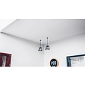 Hanglamp zwart of roest landelijk E27 300mm hoog