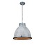 Luminaire suspendu vintage noir, blanc, gris, béton 42cm Ø