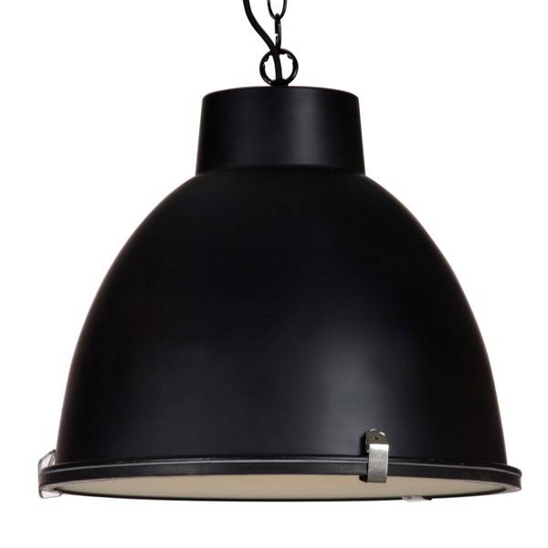 Industriële hanglamp wit, beton, grijs, zwart 42cm Ø E27 | My Planet LED